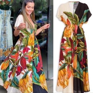 Farm Rio Banana Dress – Size P (Small)